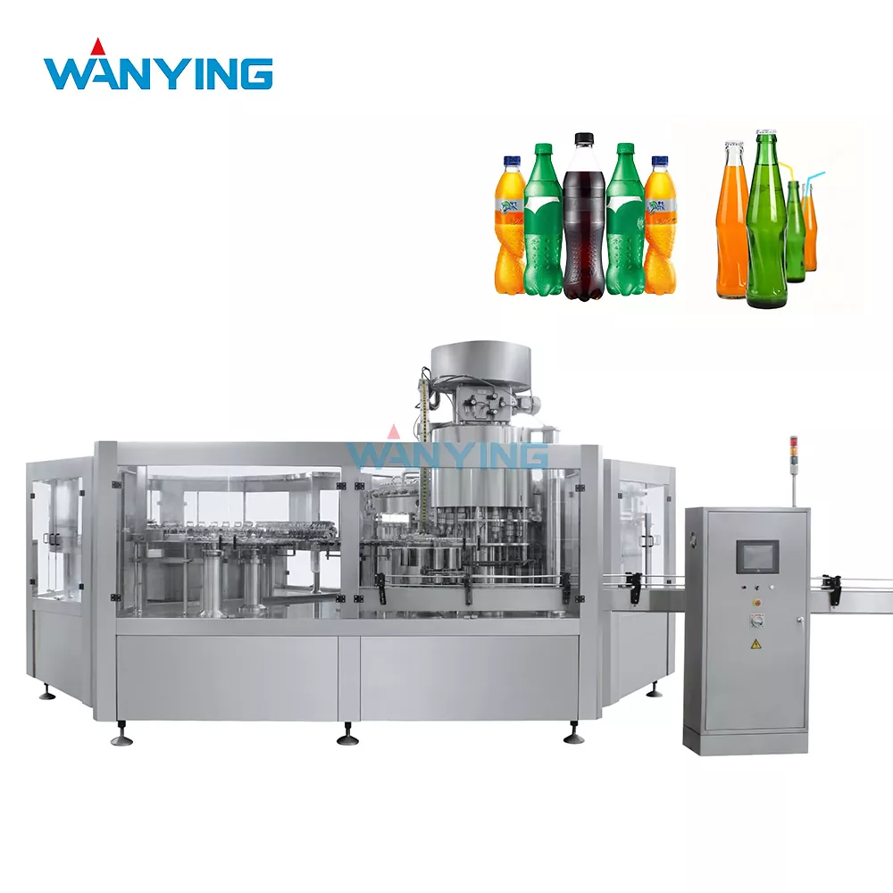 Máquina llenadora de bebidas carbonatadas