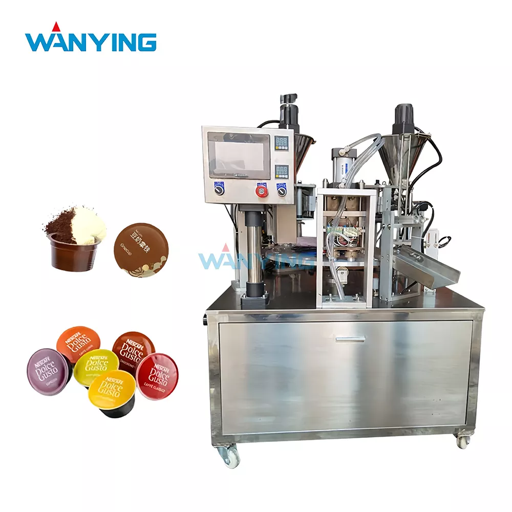 Máquina llenadora de cápsulas de café