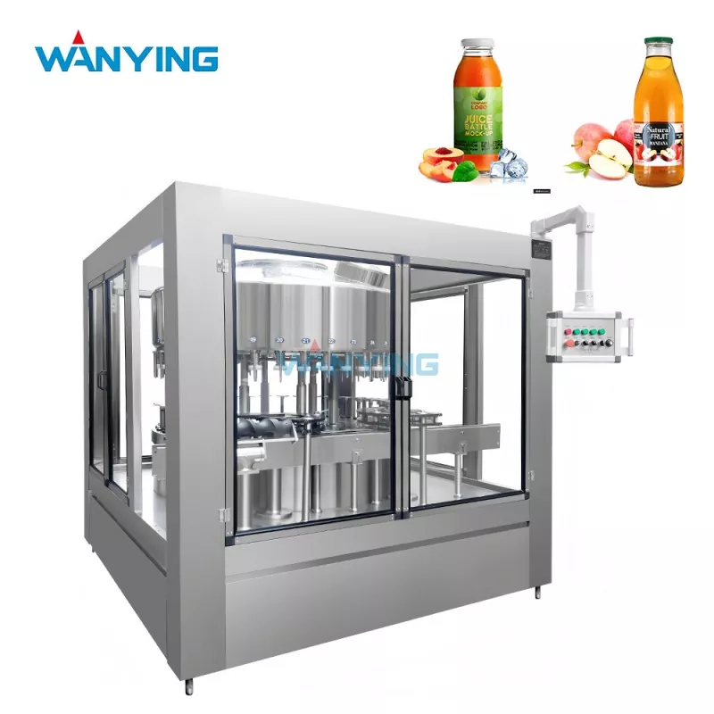 Máquina de llenado de botellas de vidrio